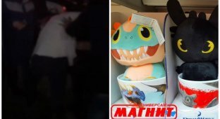 Взрослый мужчина избил мальчика из-за игрушки в "Магните" (2 фото)