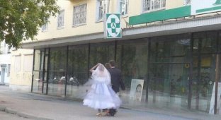 Странная свадьба (5 фото)