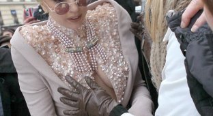 Поклонницы атакуют грудь Леди Гага