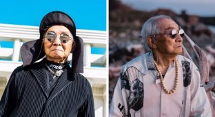 84-летний дедушка из Японии в одночасье стал звездой Instagram (19 фото)