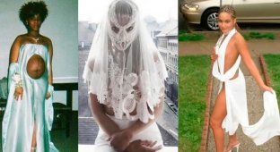 20 невест, которых вам захочется срочно переодеть (21 фото)