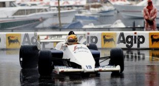 Toleman-Hart TG184: частица первого подиума Сенны в Монако в продаже (12 фото)