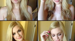 Порноактрисы "до и после макияжа" (26 фото)