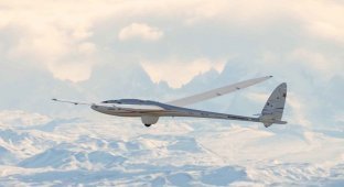 Стратосферный планер Airbus Perlan II снова установил мировой рекорд высоты полета (6 фото + 1 видео)