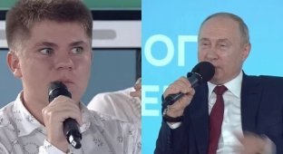 "Юношеская наглость": директор школы дала оценку ученику, указавшему Путину на его ошибку (3 фото + 1 видео)