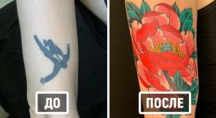 15 татуировок, которые попали в руки профессионалов и получили вторую жизнь (16 фото)