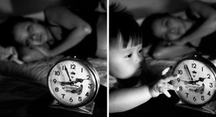 История в фотографиях: Как меняется жизнь женщины после рождения ребенка (18 фото)