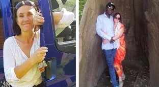 44-летняя женщина бросила семью ради 30-летнего африканца, с которым она познакомилась в Facebook (7 фото)