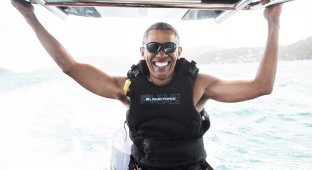 В гостях у друга-миллиардера: Как провел свой долгожданный отпуск Барак Обама (12 фото)