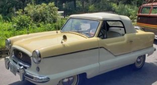 Nash Metropolitan: необычная для США машина, созданная в 50-х специально для девушек (11 фото)