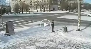 Самый везучий пешеход в мире