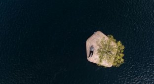 Искусственные плавучие острова, как место для отдыха (5 фото)