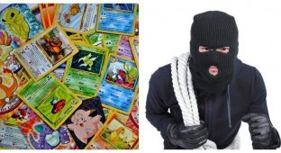 "Это что за покемон?!": японец забрался в магазин и украл карточки с известными персонажами (2 фото)