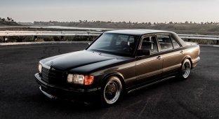 Роскошь из 80-х: Mercedes-Benz 560 SEL 6.0 AMG W126 (29 фото)