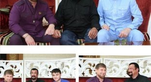 Рамзан Кадыров пригласил в гости Стивена Сигала (5 фото)
