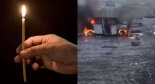 "Хотел освятить": житель Владивостока во время обряда случайно сжег авто (2 фото + 1 видео)