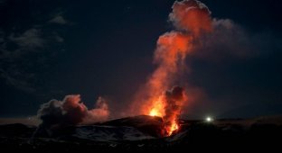Извержение вулкана в Исландии (23 фото)