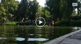 Десантник утонул в парке Горького