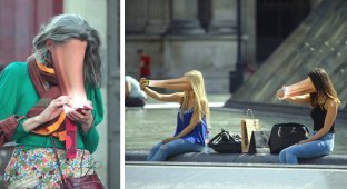 Как телефонная зависимость поглощает наши души (8 фото)