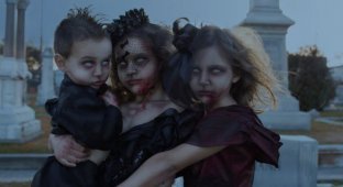 Фотограф превращает детей в зомби (10 фото)