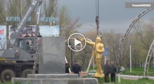 В Запорожской области коммунисты восстановили памятник Ленину