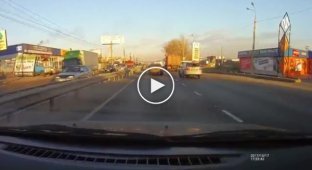 Столкновение с грузовиком в Иркутске