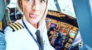 Женщина-пилот стала звездой Instagram (18 фото)