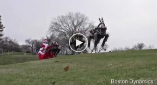 Рождественское поздравление от компании Boston Dynamics