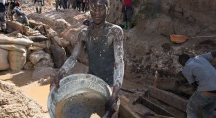 Добыча колтана в Конго (21 фото)
