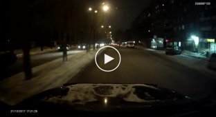 Таксист выехал наперерез в Перми
