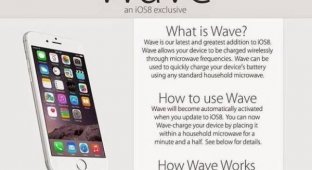 Не пытайтесь зарядить iPhone 6 в микроволновке (5 фото)