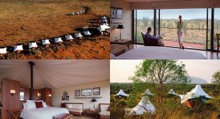 Longitude 131° – бутик-отель посреди австралийской пустыни (9 фото)