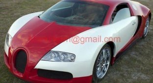 Еще одна реплика на Bugatti Veyron (6 фото)