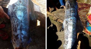 На Филиппинах выловили «татуированную» рыбу и никто не знает, откуда взялись эти рисунки (5 фото)