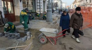 О пешеходных зонах в Москве (35 фото)