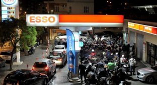 Бензиновый кризис в Италии (8 фото + видео)