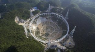 Китай создаст крупнейший в мире радиотелескоп (4 фото)