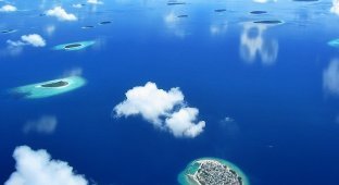 Мальдивы с высоты птичьего полета (31 фото)