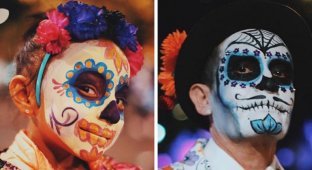 Очередной День мёртвых в Мексике (31 фото)