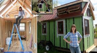 35-летняя женщина избавилась от всех своих вещей, чтобы жить в крошечном доме (9 фото)