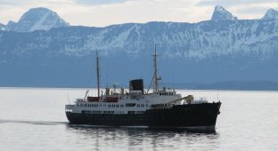 Hurtigruten. От Харстада до Финснесса (34 фото)