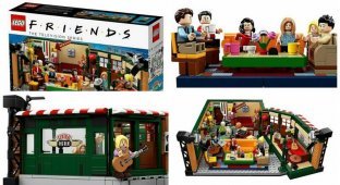 Компания LEGO выпустила набор, посвященный сериалу "Друзья" (13 фото)