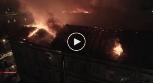 Пожар детской областной больницы в Твери