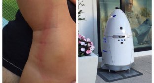 Робот-охранник, переехавший ребенка в торговом центре, нарушил первый закон Азимова (3 фото)
