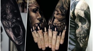 35 невероятно реалистичных татуировок, от которых мурашки бегут по коже (36 фото)