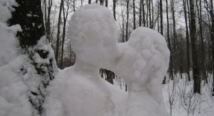 Влюбленные снеговики (6 фото)