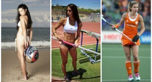 12 обворожительных девушек в мужских видах спорта (32 фото)