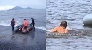 Россияне провели в Тихом океане почти неделю и выжили благодаря лопате (3 фото + 1 видео)