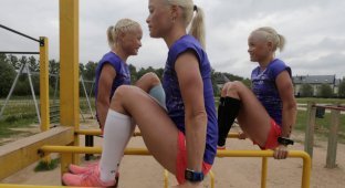Эстонские сестры-тройняшки войдут в историю олимпийских игр (12 фото)