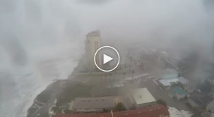 Ураган «Мэтью» на набережной Джексонвилля 
